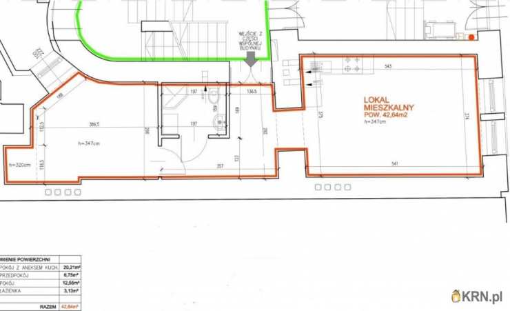 Mieszkanie  na sprzedaż, 2 pokojowe, Kraków, Stare Miasto, ul. 