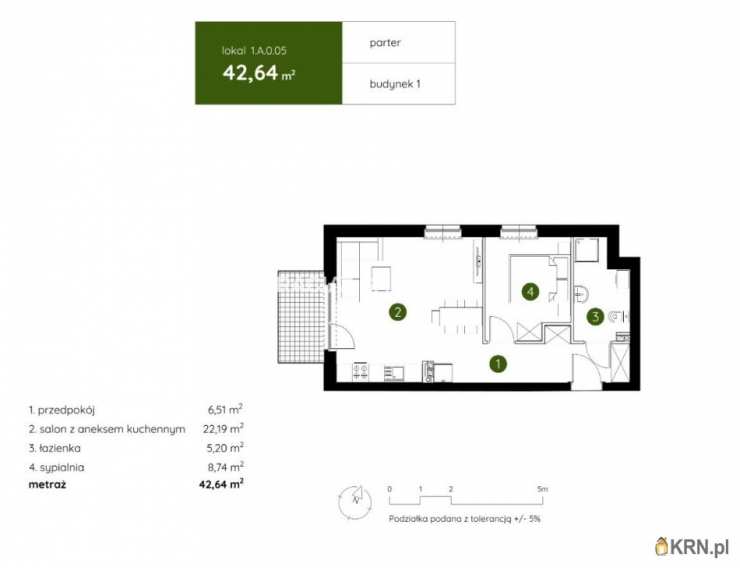 2 pokojowe, Kraków, Prądnik Biały, ul. Pękowicka, Mieszkanie  na sprzedaż