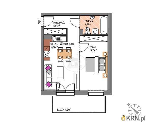 Mieszkanie  na sprzedaż, Siechnice, ul. św. Krzyża, 2 pokojowe