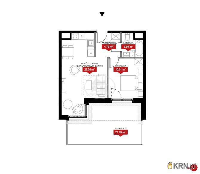 Mieszkanie  na sprzedaż, Wrocław, Psie Pole/Kleczków, ul. W. Reymonta, 2 pokojowe