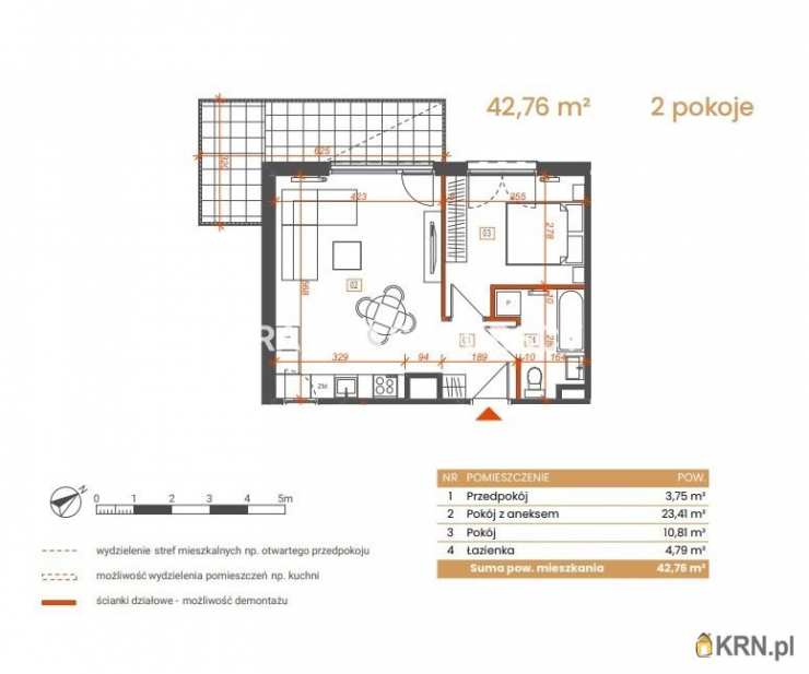 Katowice, ul. Ceglana, Mieszkanie  na sprzedaż, 2 pokojowe