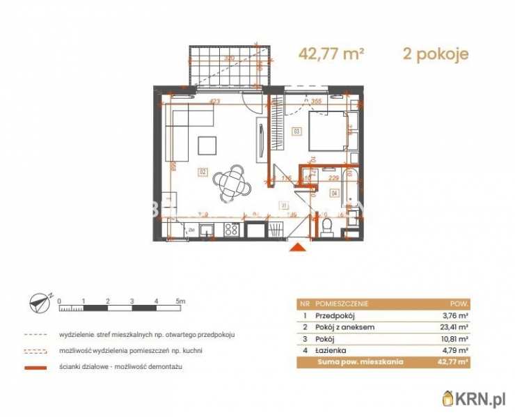 Katowice, ul. Ceglana, Mieszkanie  na sprzedaż, 2 pokojowe