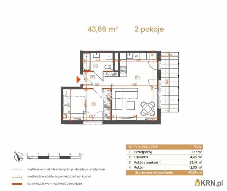 Katowice, ul. Ceglana, Mieszkanie  na sprzedaż, 2 pokojowe