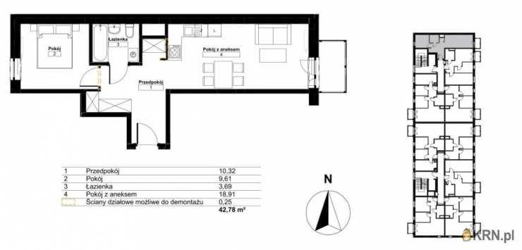 Mieszkanie  na sprzedaż, 2 pokojowe, Kraków, Bieżanów-Prokocim/Złocień, ul. 