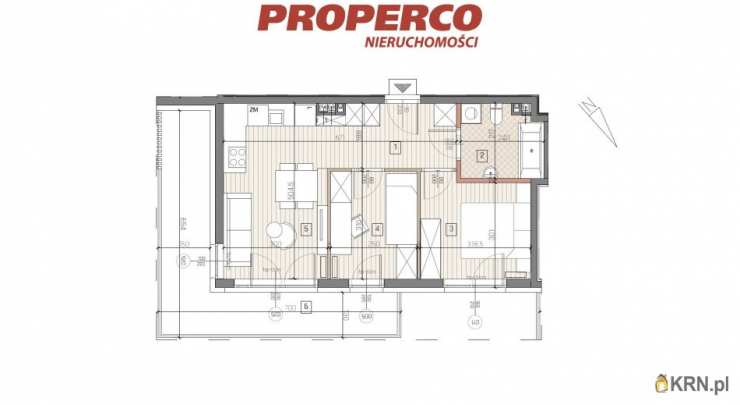 3 pokojowe, Jędrzejów, ul. , Mieszkanie  na sprzedaż