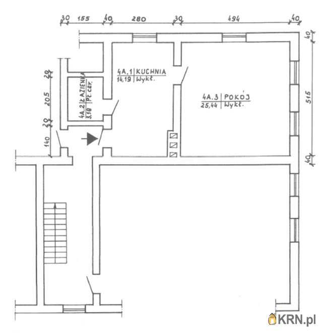 Mieszkanie  na sprzedaż, 1 pokojowe, Trzcianka, ul. 