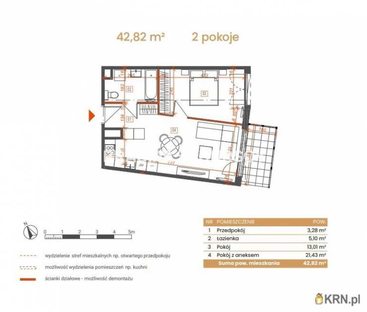 Katowice, ul. Ceglana, Mieszkanie  na sprzedaż, 2 pokojowe