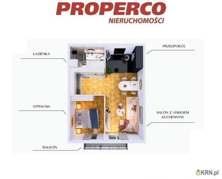 PROPERCO Sp. z o.o. Sp. k. , Mieszkanie  na sprzedaż, Jędrzejów, ul. 