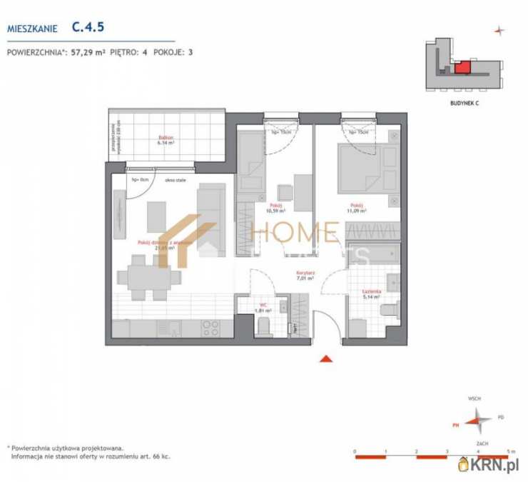 Gdańsk, Jasień, ul. Kraśnięta, Mieszkanie  na sprzedaż, 2 pokojowe