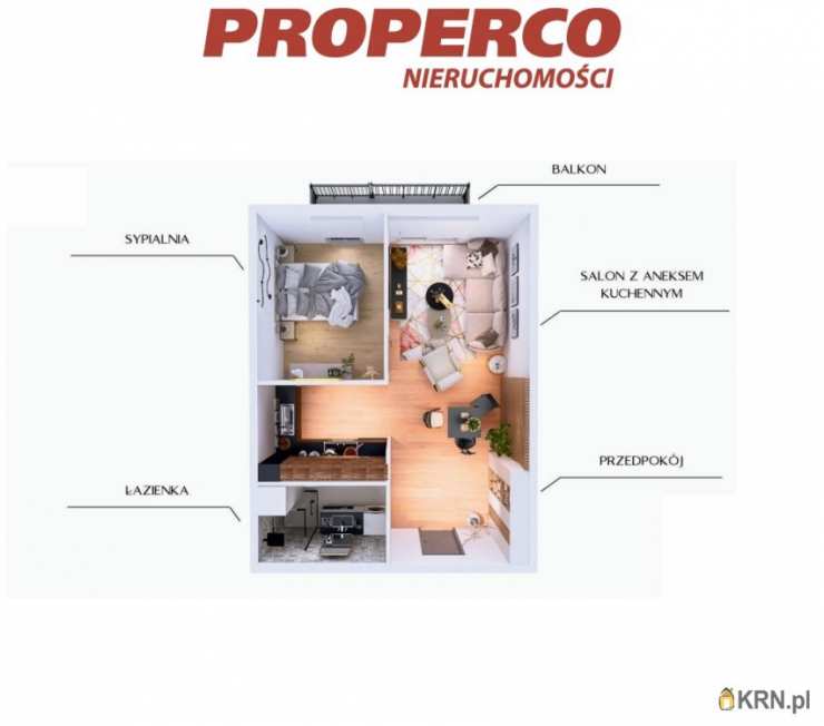 2 pokojowe, Mieszkanie  na sprzedaż, Jędrzejów, ul. 