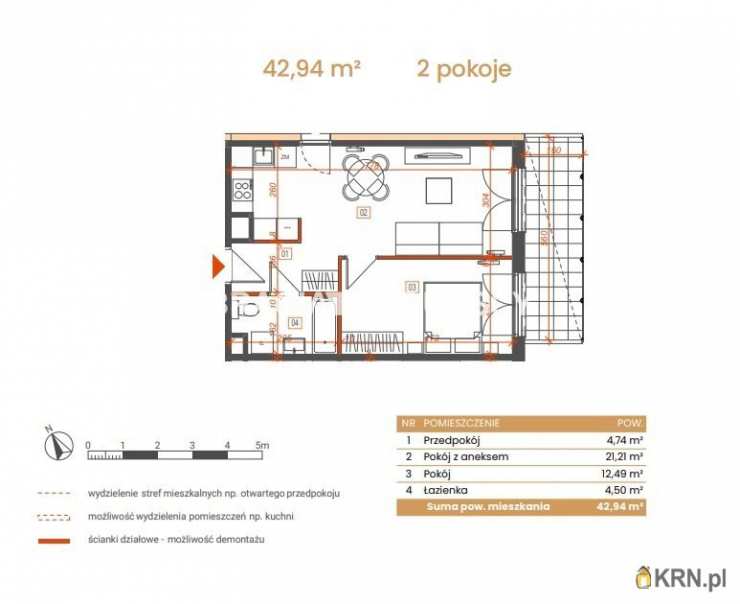 Katowice, ul. Ceglana, Mieszkanie  na sprzedaż, 2 pokojowe