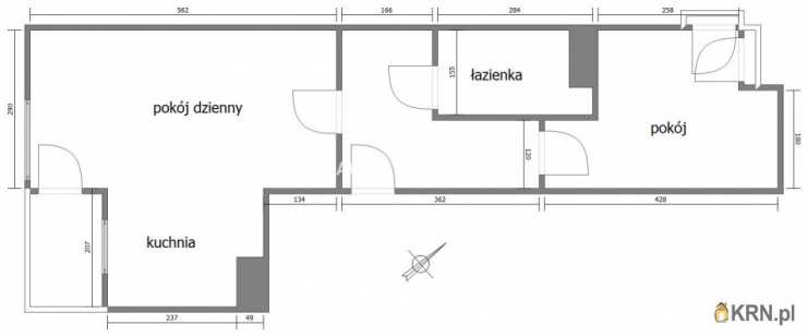 Kraków, Grzegórzki, ul. Cystersów, Mieszkanie  na sprzedaż, 2 pokojowe