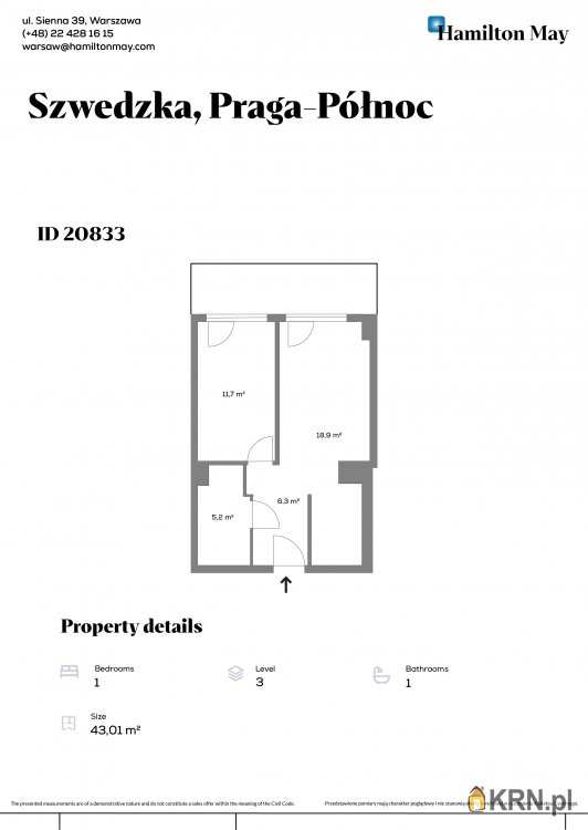 Mieszkanie  na sprzedaż, , Warszawa, ul. 