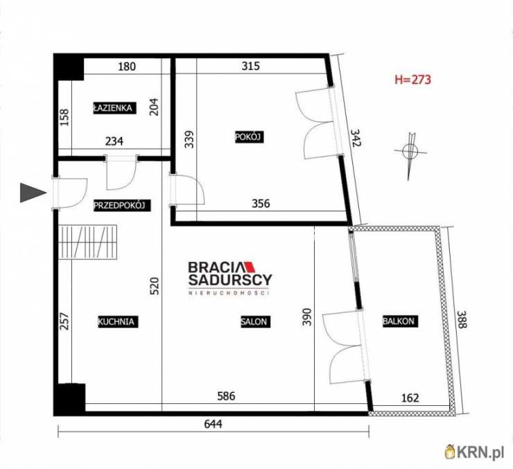 Mieszkanie  do wynajęcia, 2 pokojowe, Kraków, Krowodrza, ul. Cieszyńska