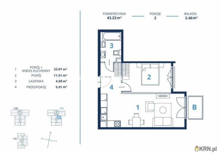 Kraków, Dębniki/Ruczaj, ul. Czerwone Maki, Mieszkanie  na sprzedaż, 2 pokojowe