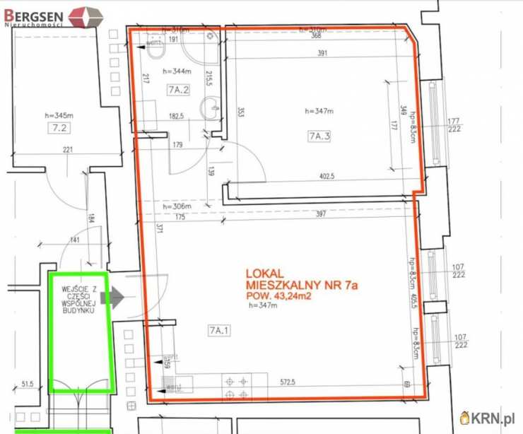 Kraków, Stare Miasto, ul. Krowoderska, Mieszkanie  na sprzedaż, 2 pokojowe