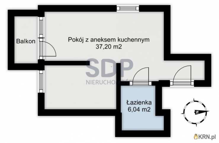 Mieszkanie  na sprzedaż, 1 pokojowe, Wrocław, Fabryczna/Muchobór Mały, ul. Strzegomska