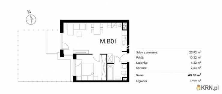 2 pokojowe, Kraków, Prądnik Biały, ul. Stelmachów, Mieszkanie  na sprzedaż
