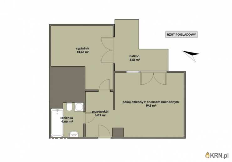 Kraków, Grzegórzki, ul. Grzegórzecka, Mieszkanie  na sprzedaż, 2 pokojowe