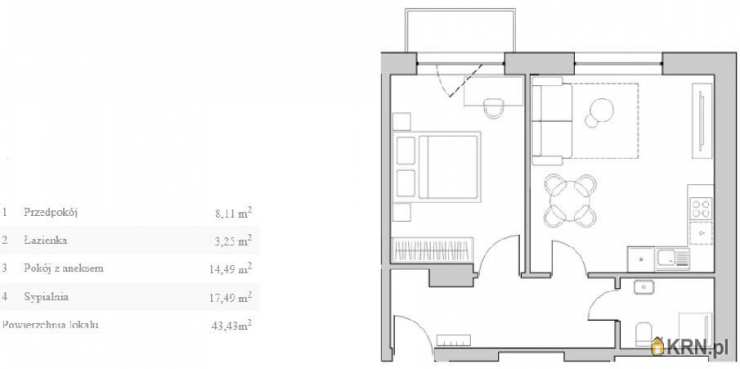 Mieszkanie  na sprzedaż, 2 pokojowe, Kraków, Podgórze/Stare Podgórze, ul. 