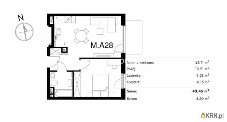 Kraków, Prądnik Biały, ul. Stelmachów, Mieszkanie  na sprzedaż, 2 pokojowe