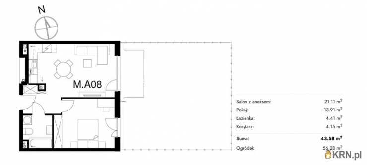 2 pokojowe, Kraków, Prądnik Biały, ul. Stelmachów, Mieszkanie  na sprzedaż