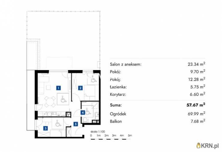 3 pokojowe, Kraków, Prądnik Biały, ul. Stelmachów, Mieszkanie  na sprzedaż