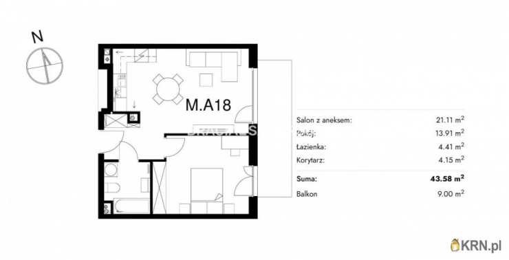 2 pokojowe, Kraków, Prądnik Biały, ul. Stelmachów, Mieszkanie  na sprzedaż