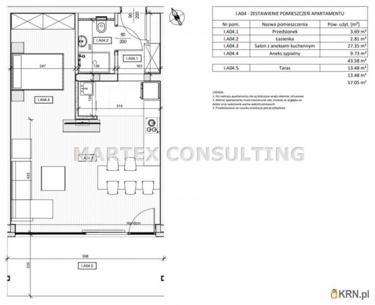 Ustroń, ul. , 2 pokojowe, Mieszkanie  na sprzedaż