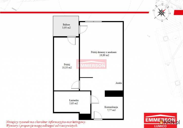 Mieszkanie  na sprzedaż, Kraków, Dębniki, ul. , 2 pokojowe