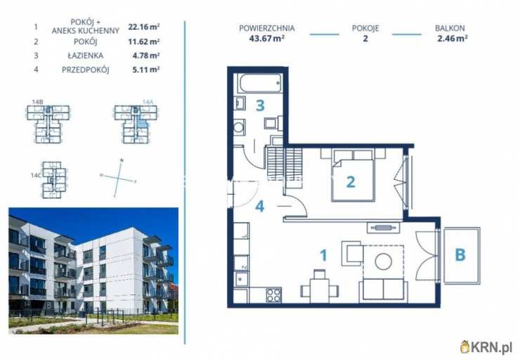 Mieszkanie  na sprzedaż, Kraków, Dębniki/Ruczaj, ul. Czerwone Maki, 2 pokojowe