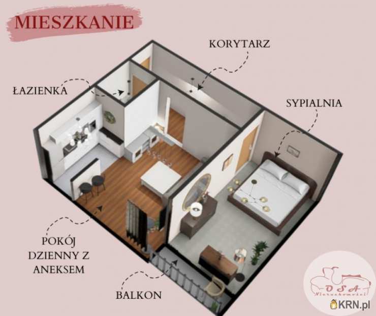 Poznań, Nowe Miasto/Rataje, ul. , 2 pokojowe, Mieszkanie  na sprzedaż