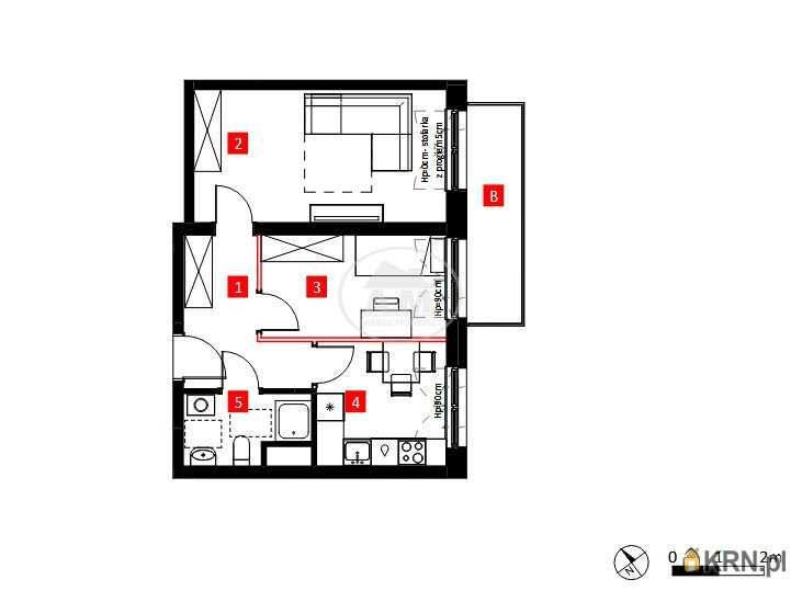 Mieszkanie  na sprzedaż, Wrocław, Krzyki/Partynice, ul. Jeździecka, 2 pokojowe