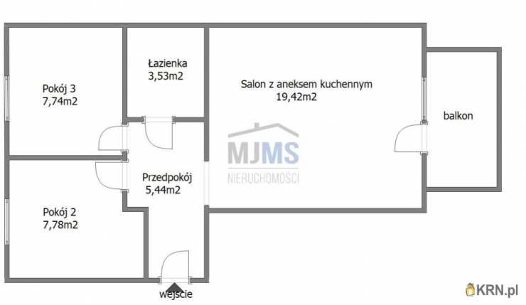 Reda, ul. Krokusowa, Mieszkanie  na sprzedaż, 3 pokojowe