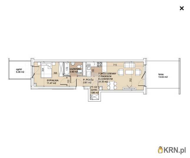 Mieszkanie  na sprzedaż, 2 pokojowe, Wrocław, Psie Pole/Sołtysowice, ul. 
