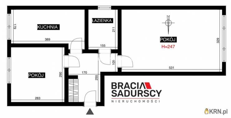 Kraków, Krowodrza, ul. ks. K. Siemaszki, Mieszkanie  na sprzedaż, 2 pokojowe