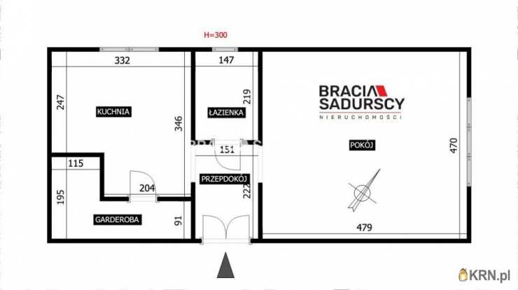 Kraków, Grzegórzki/Osiedle Oficerskie, ul. J. Kasprowicza, Mieszkanie  do wynajęcia, 1 pokojowe