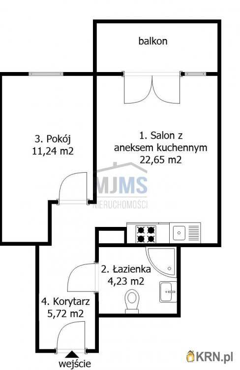 MJMS Nieruchomości, Mieszkanie  do wynajęcia, Rumia, Lotnisko, ul. Kosynierów