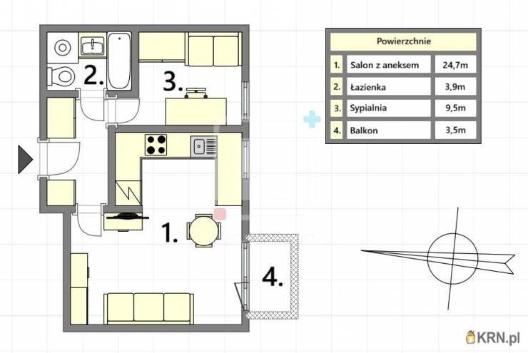 Warszawa, Wola/Odolany, ul. M. Kasprzaka, Mieszkanie  na sprzedaż, 2 pokojowe