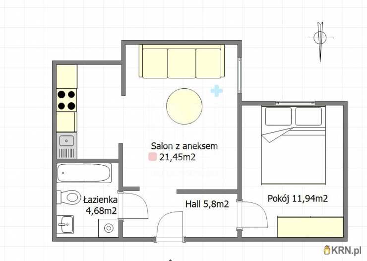 Nieruchomości Plus Piotr Kasprzak Paulina Pacelt Spółka Cywilna, Mieszkanie  na sprzedaż, Warszawa, Mokotów, ul. Domaniewska