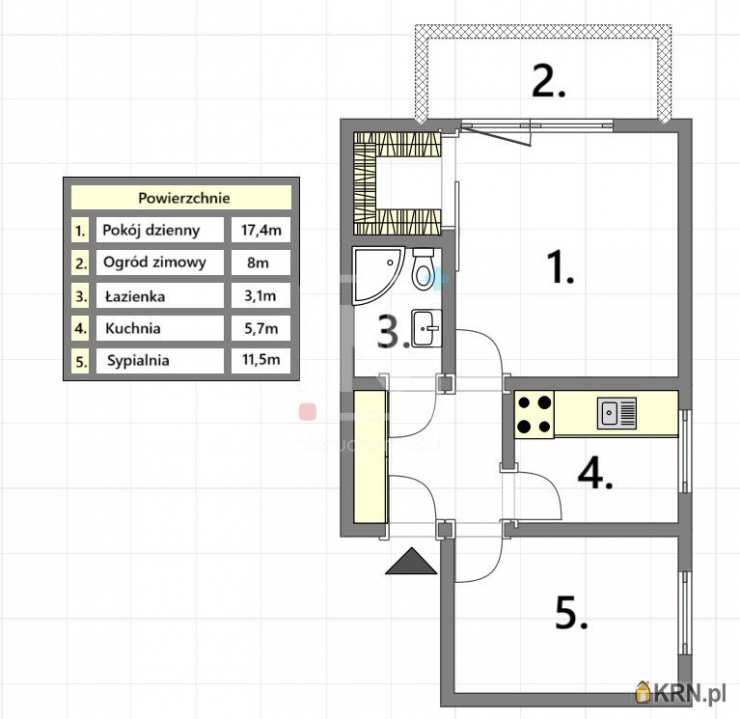 Mieszkanie  do wynajęcia, 2 pokojowe, Warszawa, Bemowo/Górce, ul. Bogatyńska