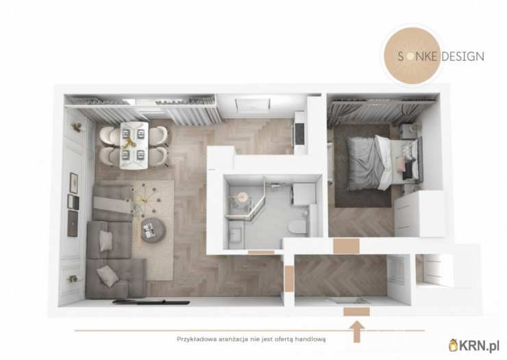 Mieszkanie  na sprzedaż, Poznań, Jeżyce/Sołacz, ul. Wojska Polskiego, 2 pokojowe