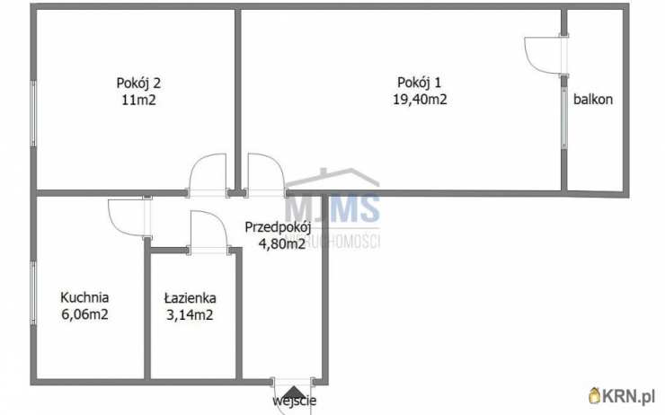 Mieszkanie  na sprzedaż, Wejherowo, ul. Kaszubskie, 2 pokojowe