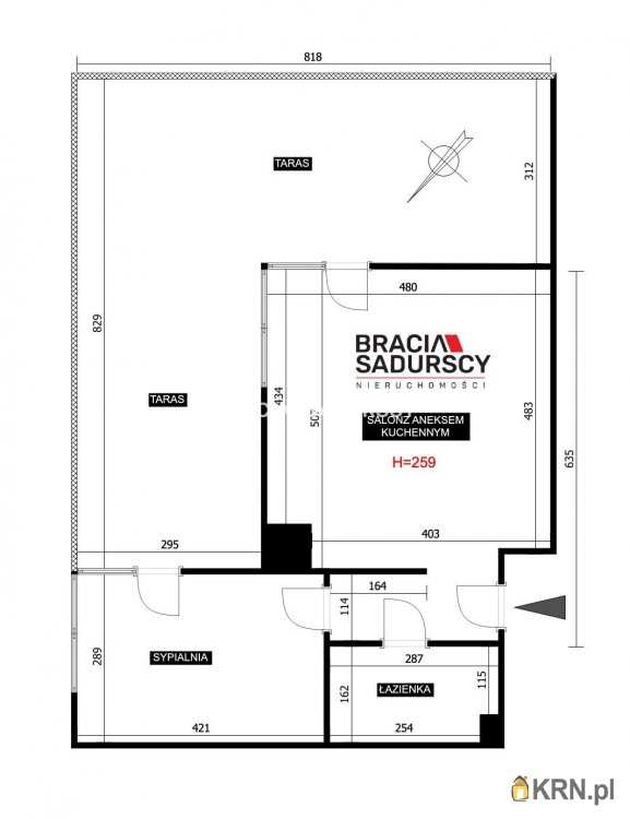 Kraków, Prądnik Biały/Górka Narodowa, ul. S. Banacha, Mieszkanie  do wynajęcia, 2 pokojowe