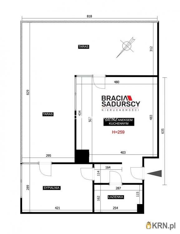 Kraków, Prądnik Biały/Górka Narodowa, ul. S. Banacha, 2 pokojowe, Mieszkanie  do wynajęcia