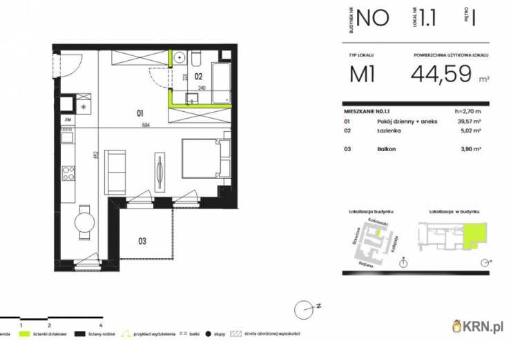 1 pokojowe, Wrocław, Stare Miasto, ul. , Mieszkanie  na sprzedaż