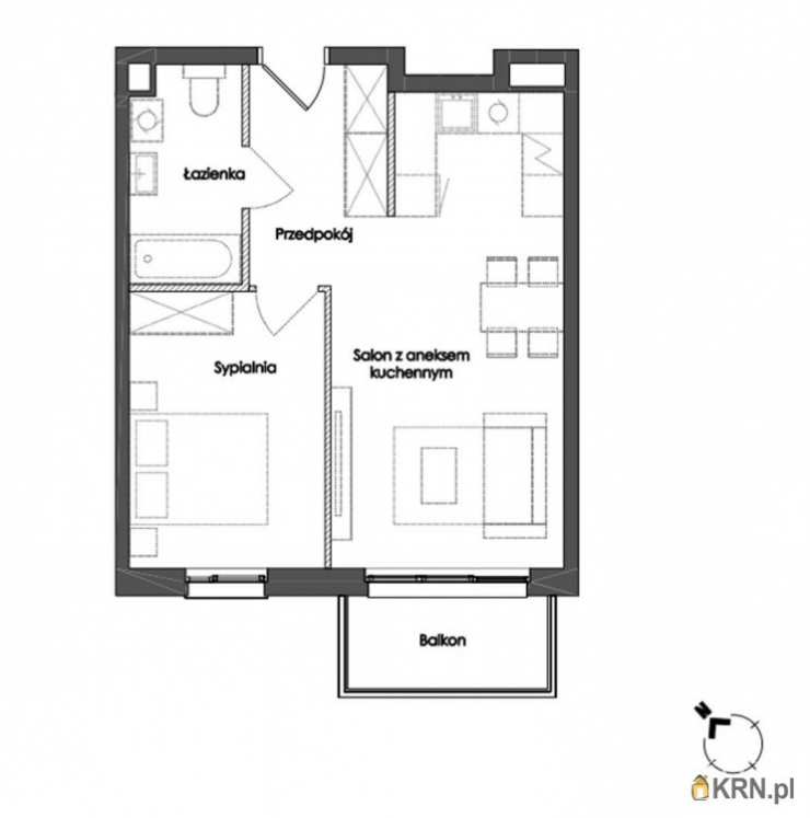 Mieszkanie  na sprzedaż, 2 pokojowe, Mrzezino, ul. Pogodna