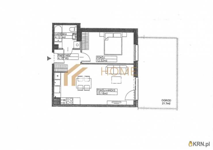 2 pokojowe, Gdańsk, Stogi, ul. Skiby, Mieszkanie  na sprzedaż