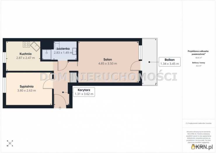 2 pokojowe, Mieszkanie  na sprzedaż, Olsztyn, Jaroty, ul. 