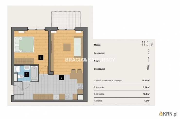 Kraków, Krowodrza, ul. Kijowska, 2 pokojowe, Mieszkanie  na sprzedaż
